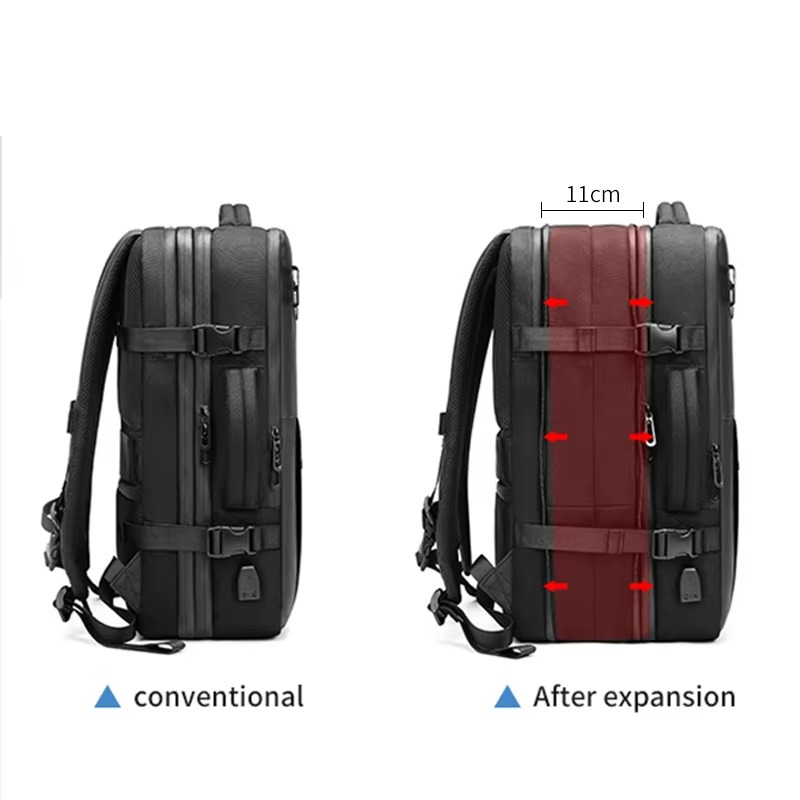 Zyprar™ Flow Carry-On – 16″ Laptop Pack with Two-Stage Compression (No Built-In Pump)
