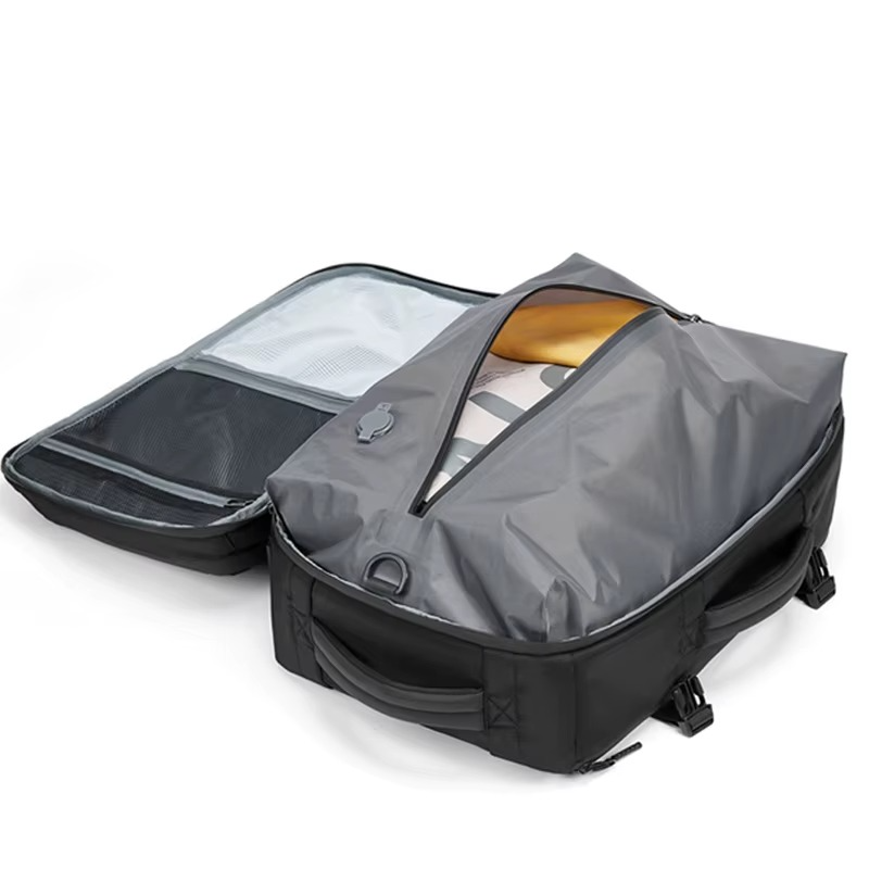 Zyprar™ Max Carry-On Backpack – 17″ Laptop Slot & Integrated Vacuum Pump