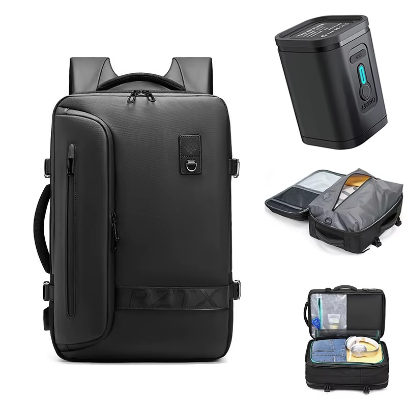 Zyprar™ Flow Carry-On – 16″ Laptop Pack with Two-Stage Compression (No Built-In Pump)