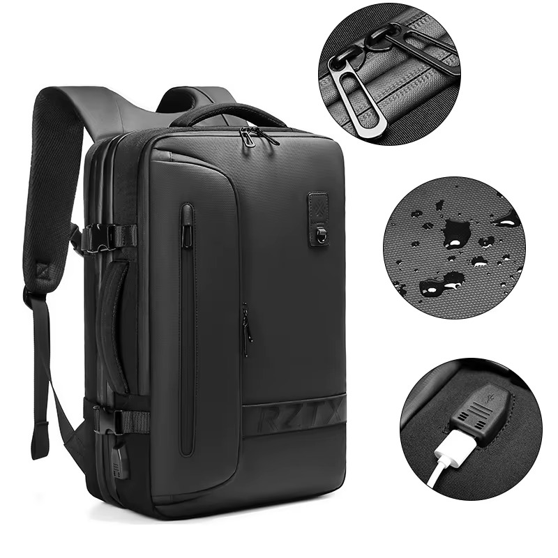 Zyprar™ Flow Carry-On – 16″ Laptop Pack with Two-Stage Compression (No Built-In Pump)