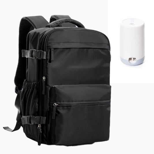 Zyprar™ Travel Smart Carry-On – 15.6″ Laptop Backpack with Integrated Vacuum Pump
